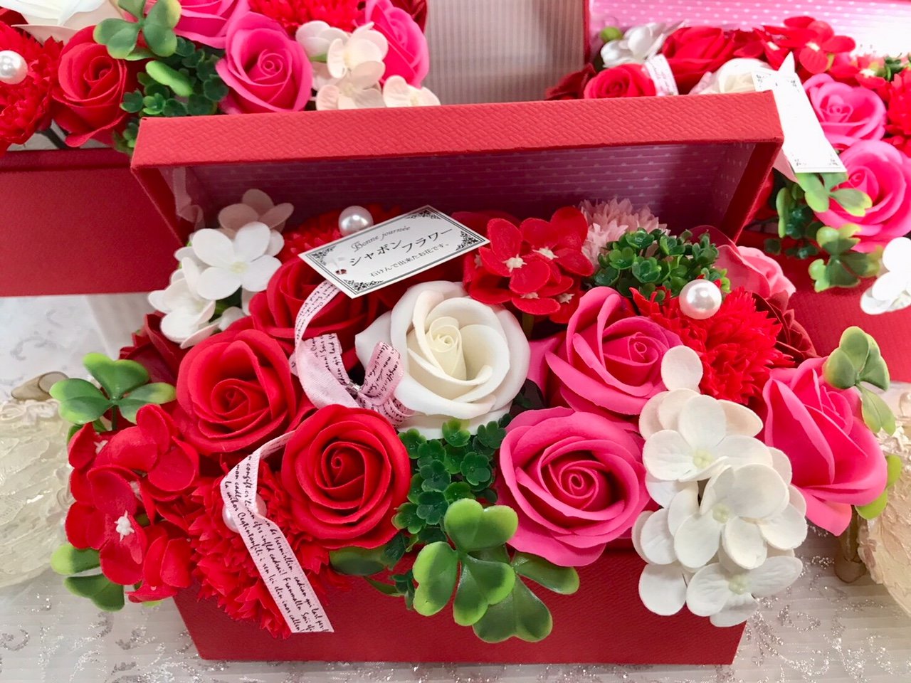 FLOWERiUM 結婚記念日 プレゼント プロポーズ バラ プリザーブド