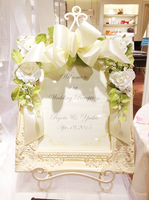 new！結婚式ウェルカムボード♡結婚祝いにも 気負わ