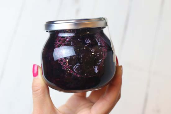 ブルーベリーのコンフィチュール