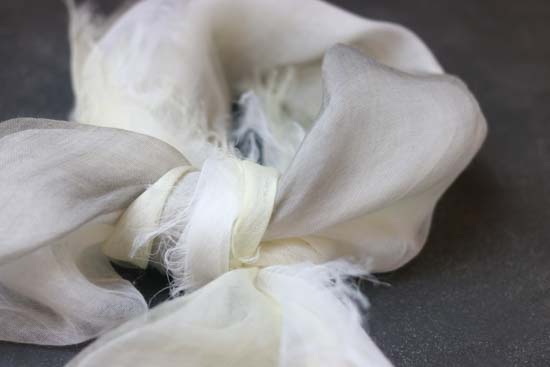 麻100% ぼかし染ラミー薄羽ストール　S