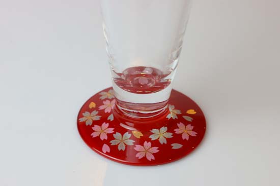 【名入れギフト】ガラス×蒔絵　ペアピルスナーSAKURA 