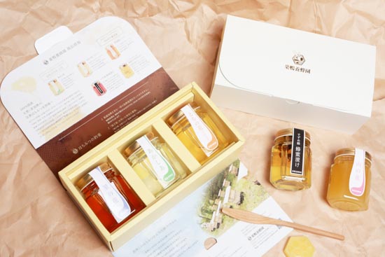 ギフト箱入りはちみつ 150g 3本セット