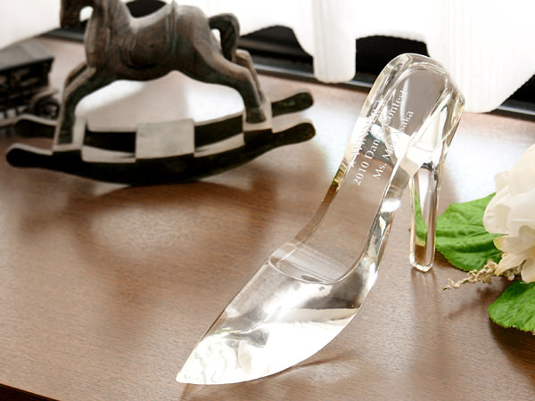 【名入れギフト】クリスタルハイヒール S