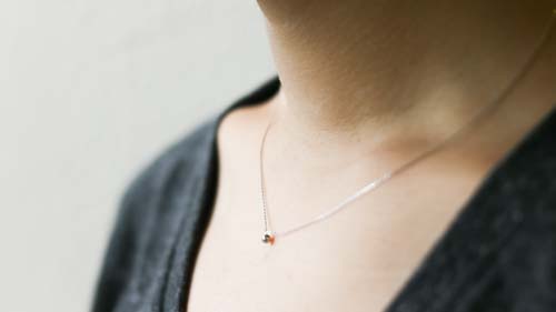 K10WG ダイヤモンドネックレス