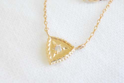 K10YG ダイヤネックレス