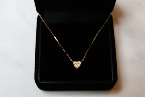 K10YG ダイヤネックレス