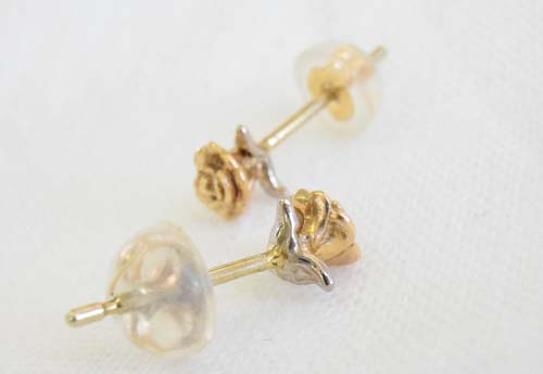 Rose Pierced (K10YG/WG)