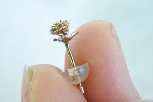 Rose Pierced (K10YG/WG)