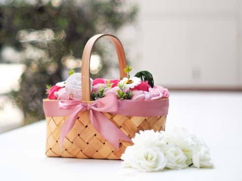 フラワーバスケット-PINK