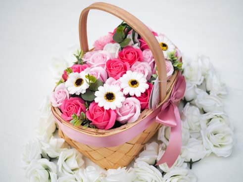 フラワーバスケット-PINK
