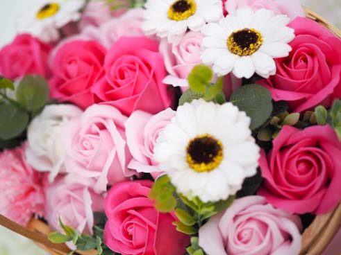 フラワーバスケット-PINK