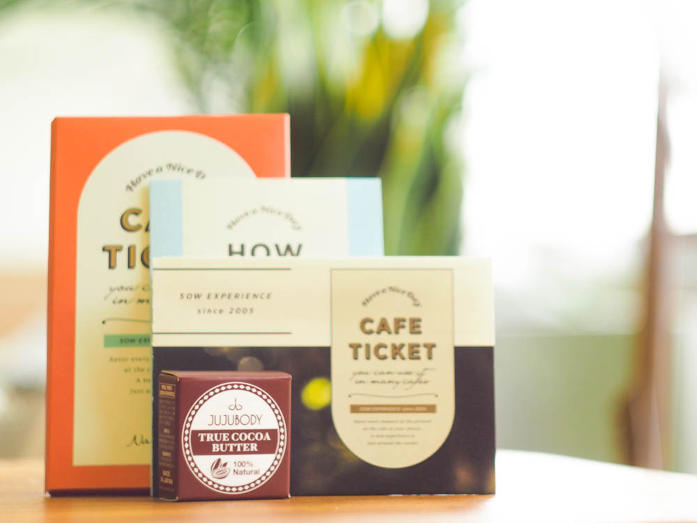 カフェチケット 全国版 & cocoa handcream