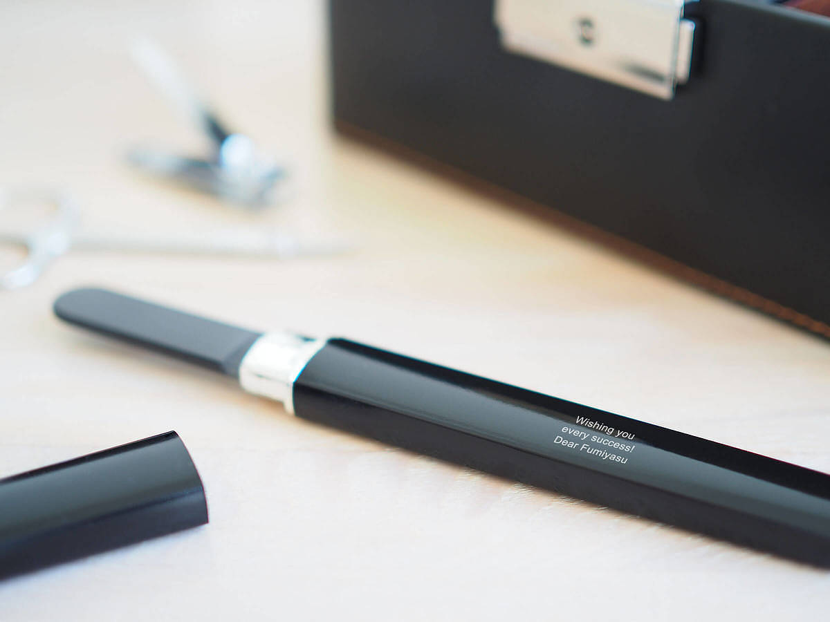 ガラスネイルファイル【名前が入るマイ爪磨き】