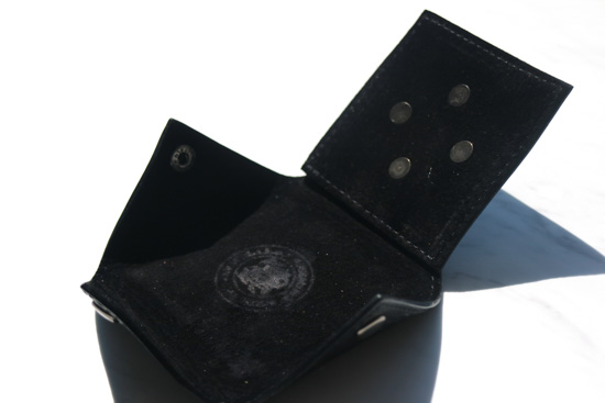 スクエアコインケース-ブラック