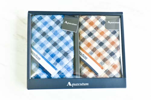 紳士タオルハンカチ　２P