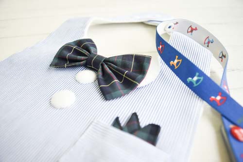 【スタイ(よだれかけ)】男の子フォーマルセット