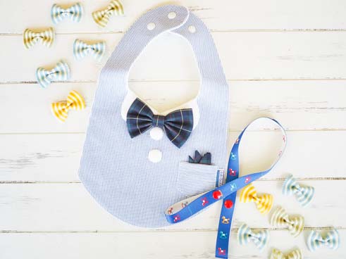 【スタイ(よだれかけ)】男の子フォーマルセット