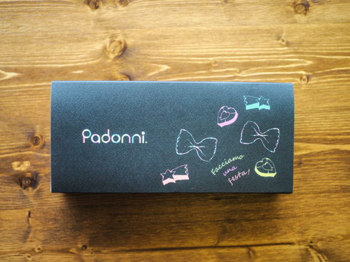 蝶とハートのこだわりパスタ麺［スリーブタイプ］