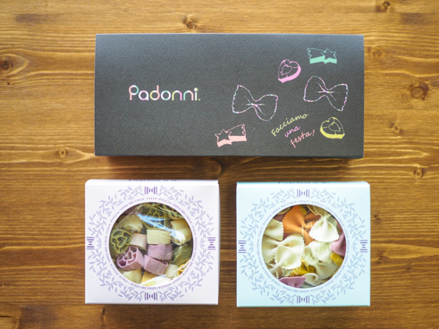 蝶とハートのこだわりパスタ麺［スリーブタイプ］