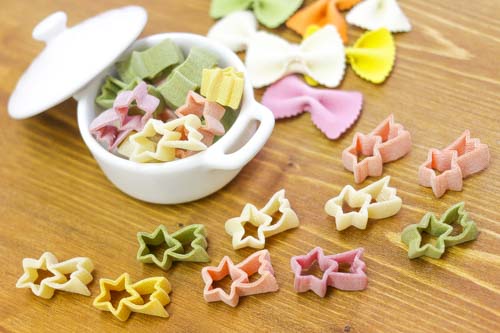 蝶とハートのこだわりパスタ麺［スリーブタイプ］