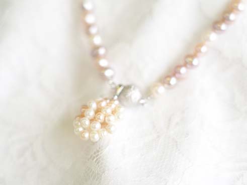 淡水パールの立体チャーム