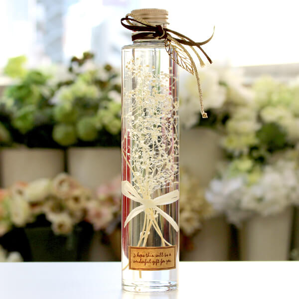 ハーバリウム-カスミ草のブーケ