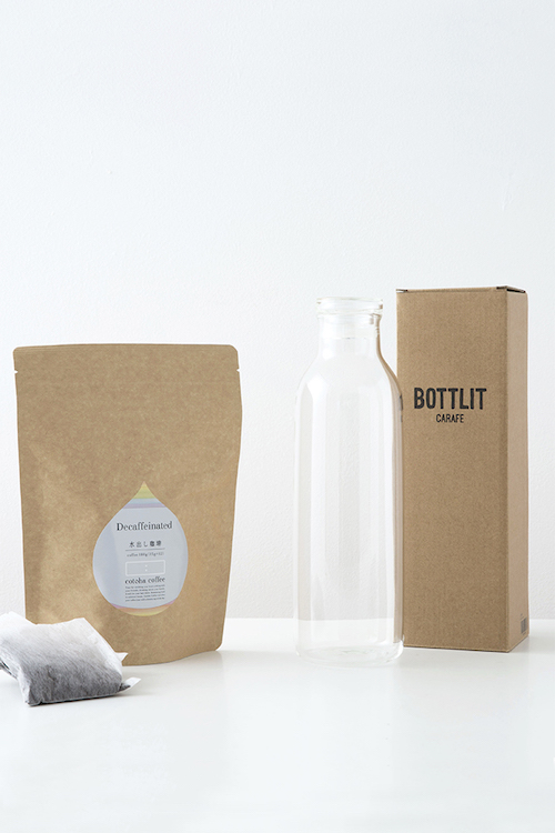 カフェインレス水出しコーヒー(24バッグ)&KINTOブラウンボトルセット