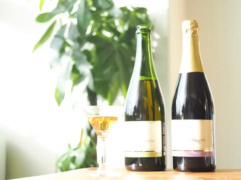 巨峰スパークリング＆ナイアガラスパークリング赤白２本セット(フルボトル・化粧箱入り)