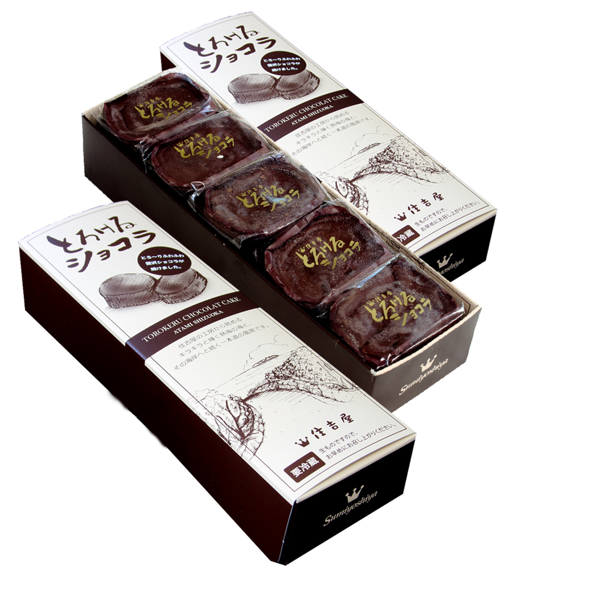 とろけるショコラ15個入り(５個×3)「チョコレートケーキ」