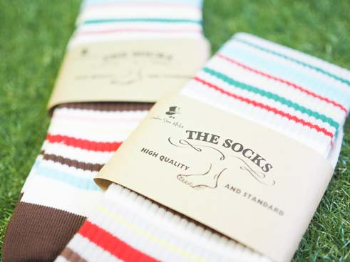 ソックス-絵描き　2色セット