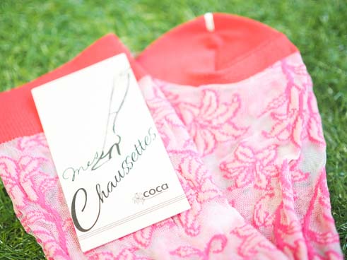 カサブランカ　チュールソックス　2色セット