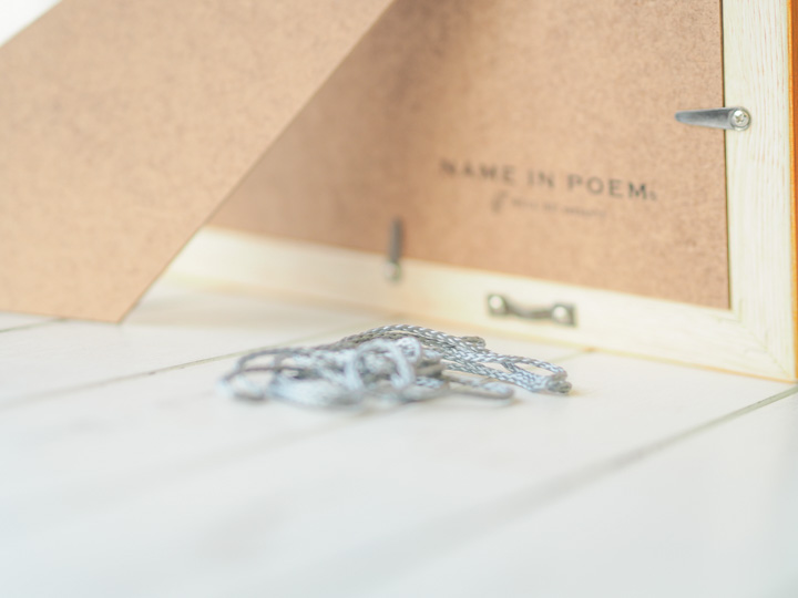 オリジナル名入り詩-フルール(1人用)