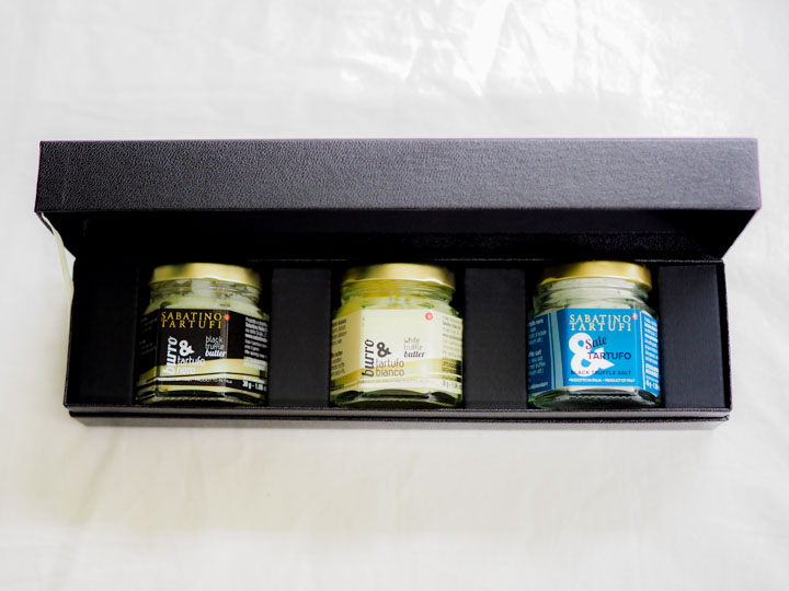 サバティーノ・トリュフ 3個セット(白トリュフバター・黒トリュフバター・トリュフ塩)