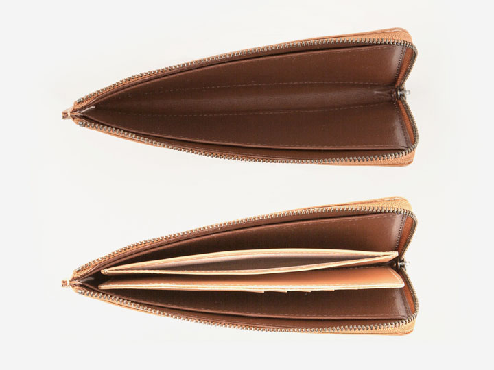 L字ジップウォレット