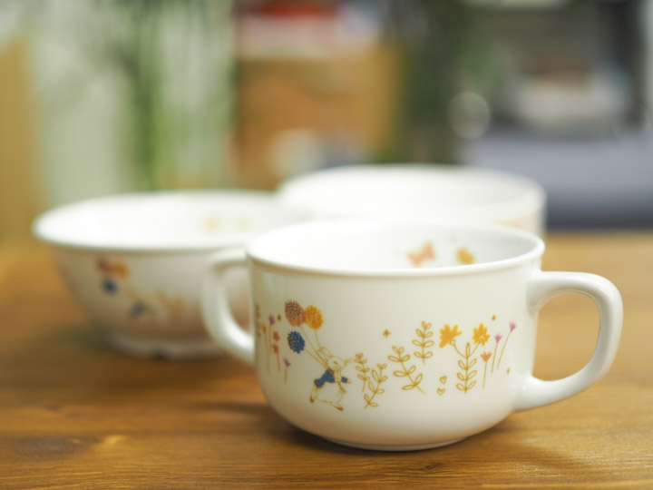 ピーターラビットの食器3点セット