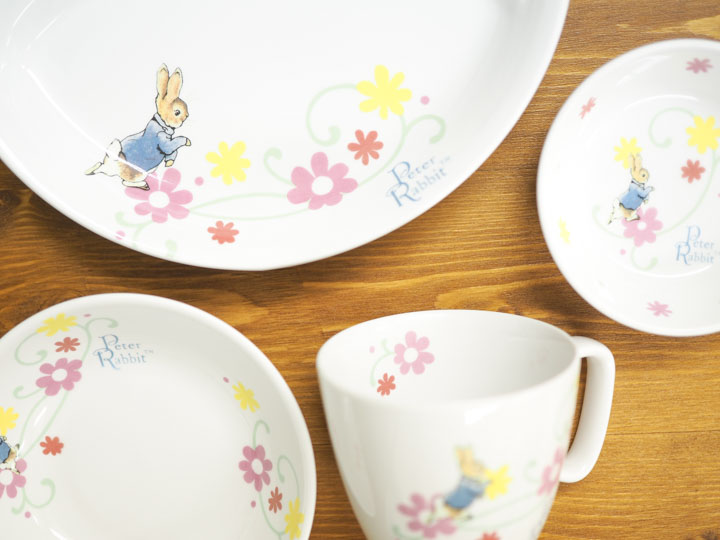 ピーターラビットの食器4点セット