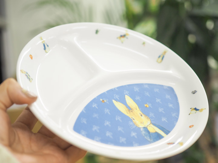 ピーターラビットの食器＆スプーンフォークセット