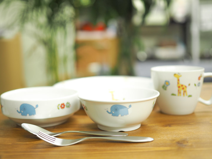 オリジナル食器＆スプーンフォークセット