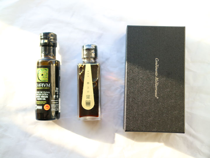 無添加・郡上の醤(ひしお)とエキストラヴァージンオリーブオイルセット