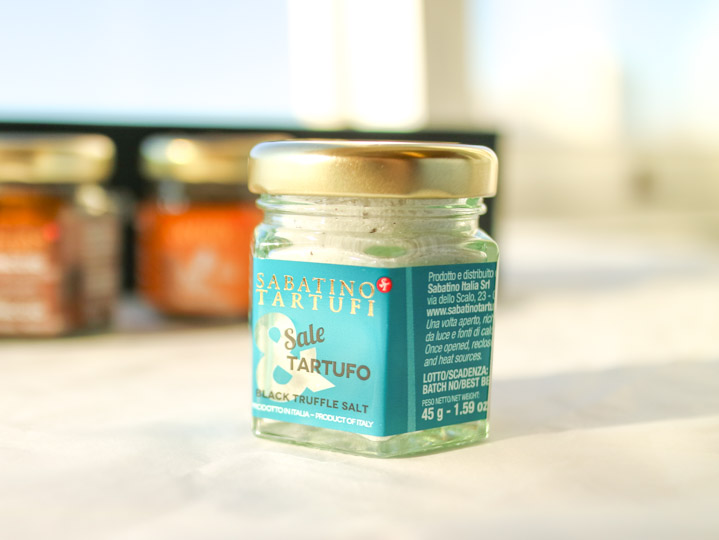 サバティーノ・トリュフ3個セット(黒トリュフホール・トリュフハニー・トリュフ塩)