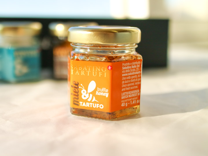 サバティーノ・トリュフ3個セット(黒トリュフホール・トリュフハニー・トリュフ塩)