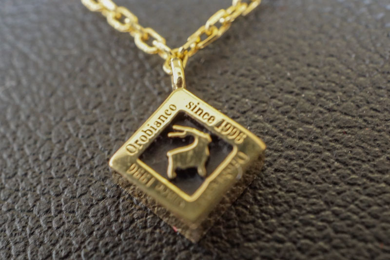 ゴールドペンダント-OREN023BKG