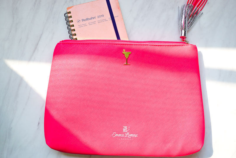 Sailors' Delight Pink Leather Clutch | Emma Lomax（エマ ロマックス