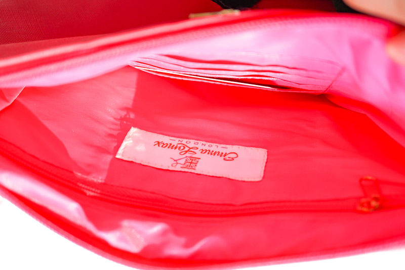 Sailors’ Delight Pink Leather Clutch