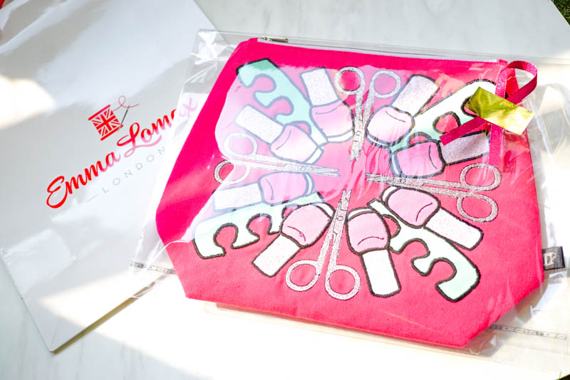 pink face makeup bag