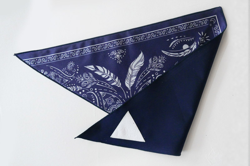 アイウェアが拭けるハンカチ eagle - 三角