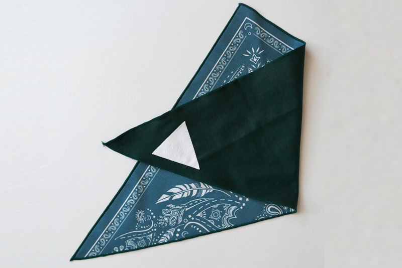 アイウェアが拭けるハンカチ eagle - 三角