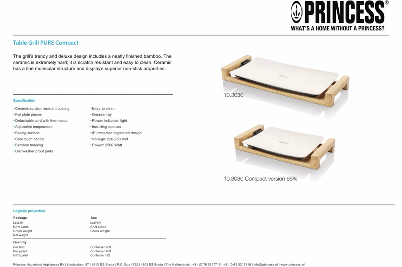 Table Grill Mini pure