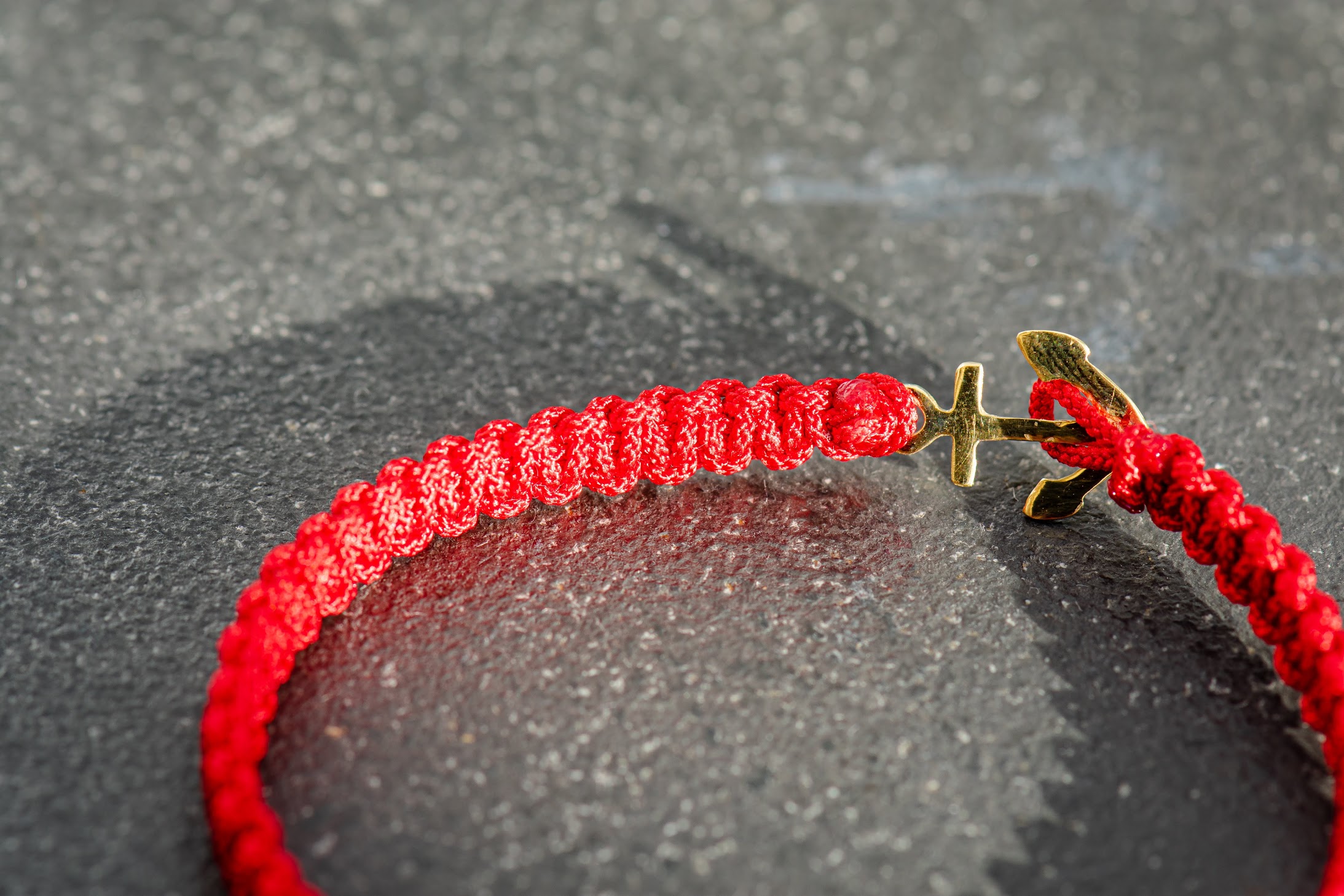 K18 Gold Anchor Bracelet