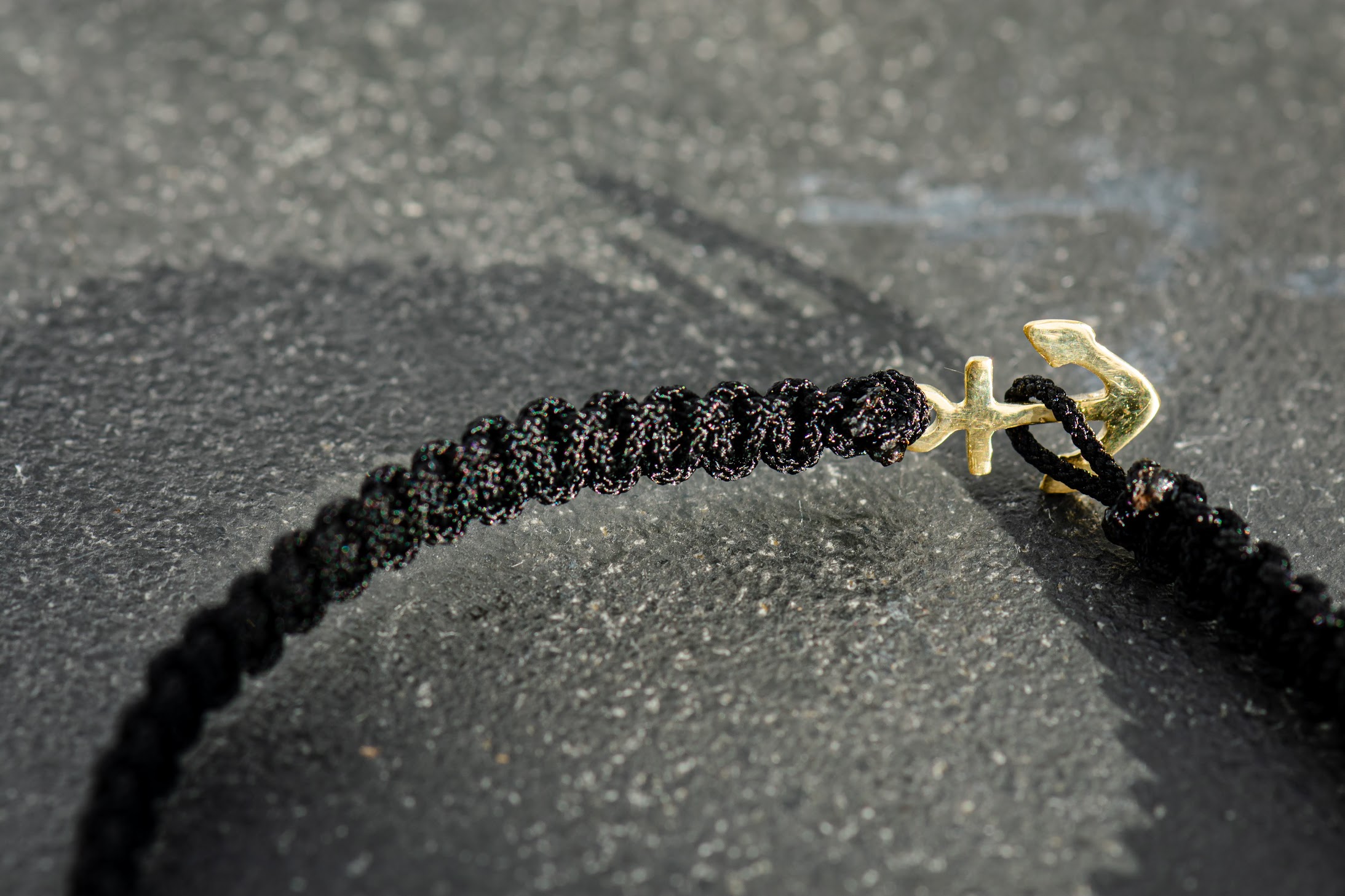 K18 Gold Anchor Bracelet